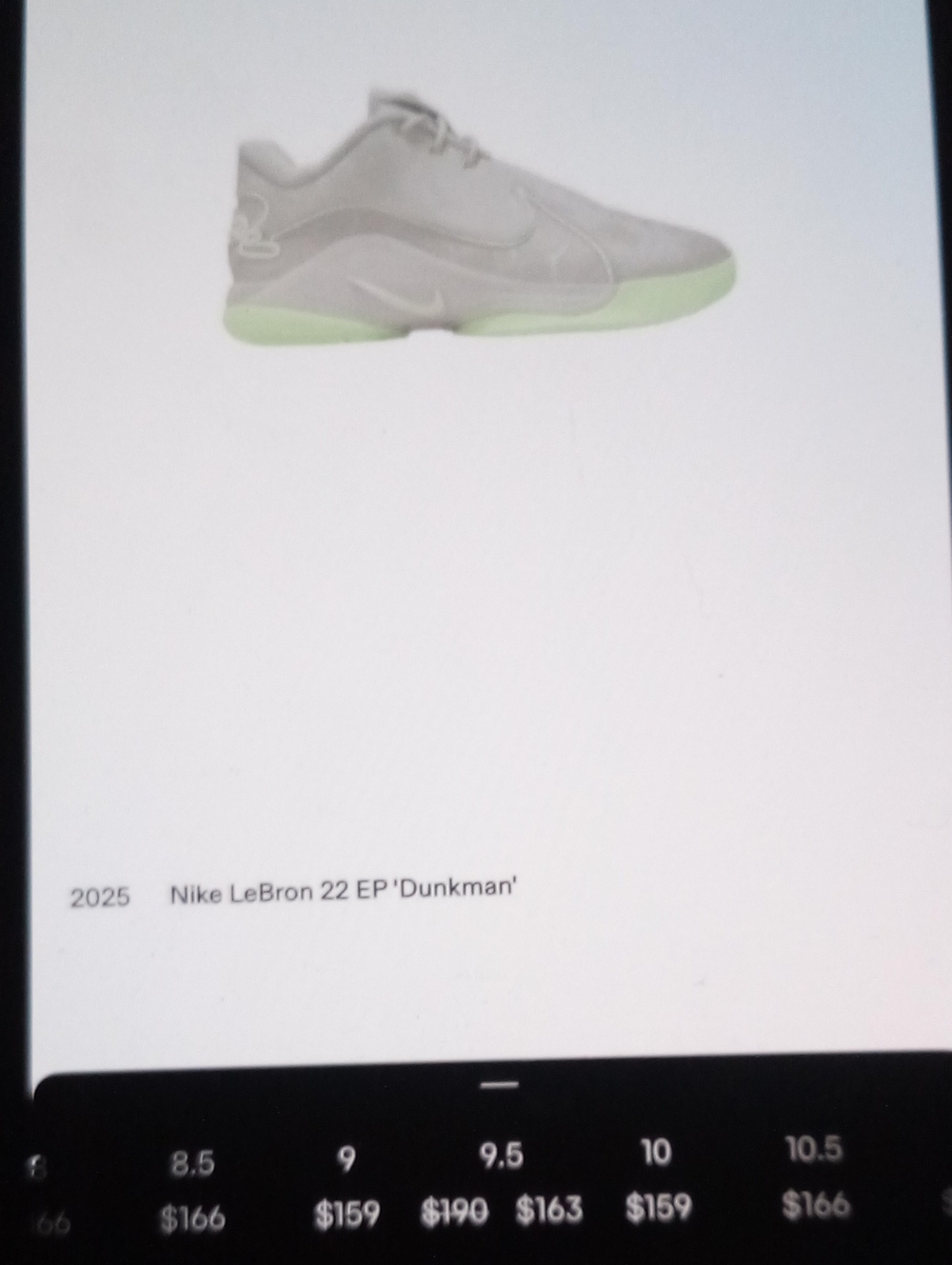 Nike LeBron 22 EP Dunkman Size 9.5 Men Item 61